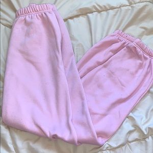 plt pink sweatpants!